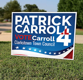 Yard Sign Carroll